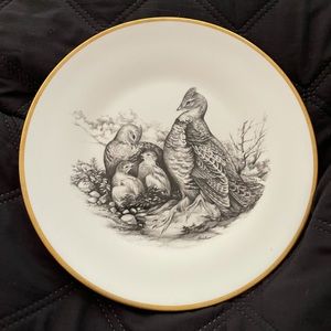 Boehm England bone China plate